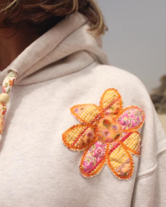 Flower Child Embroidered Hoodie