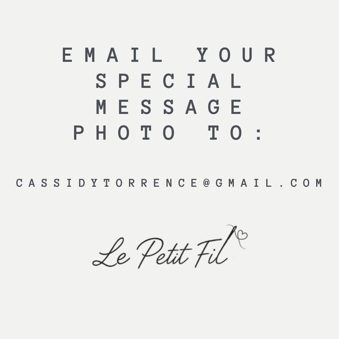 Custom Embroidered Handwritten Note Hoodie