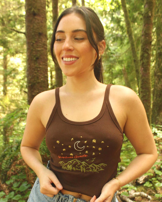 Adventure Awaits Embroidered Tank