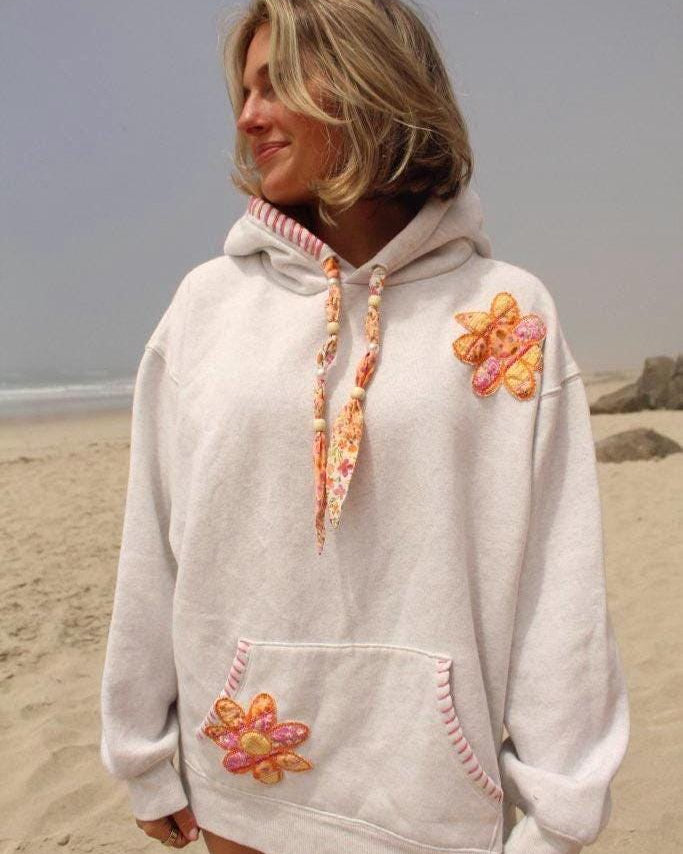 Flower Child Embroidered Hoodie