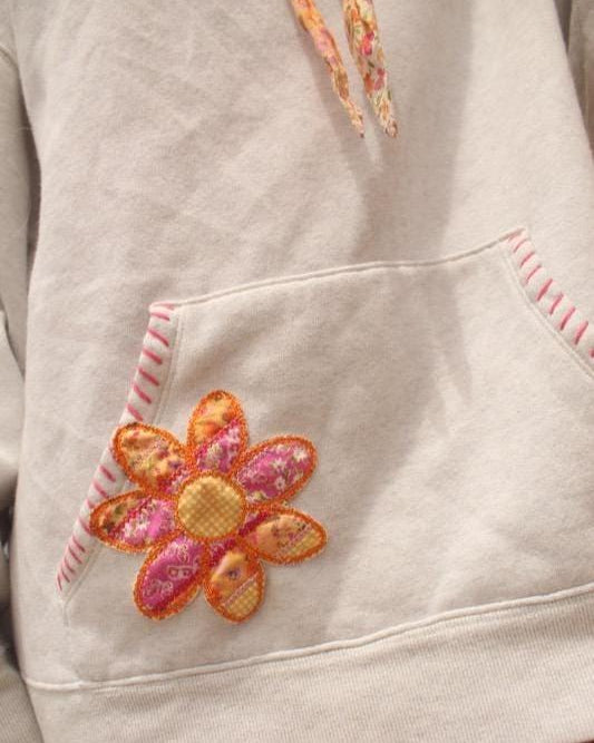 Flower Child Embroidered Hoodie