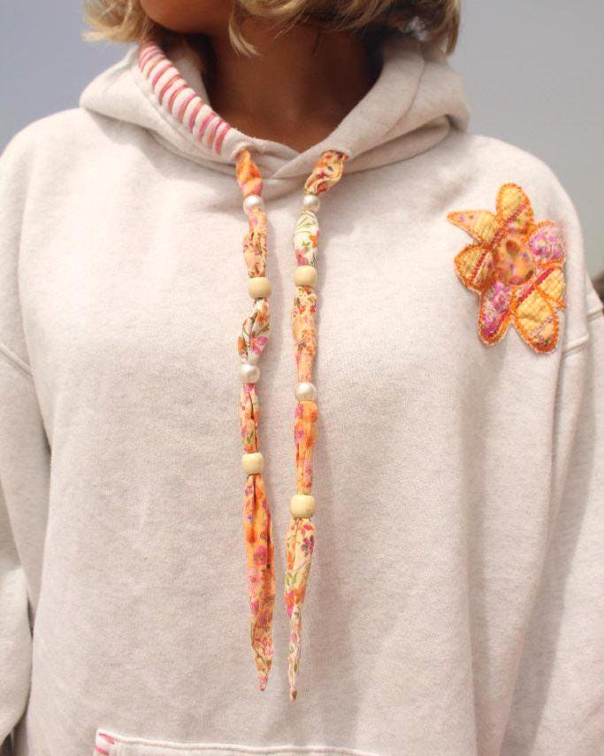 Flower Child Embroidered Hoodie