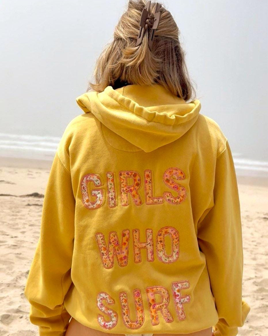 Girls Who Surf Embroidered Hoodie