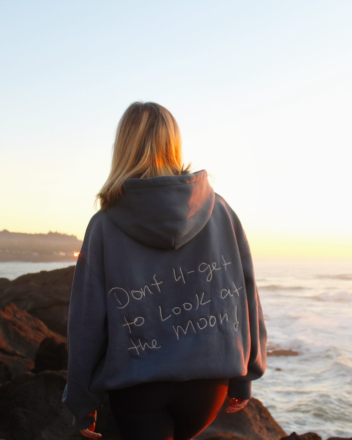 Custom Embroidered Handwritten Note Hoodie