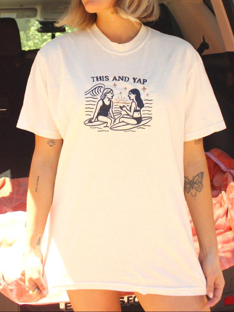 This and Yap Embroidered Surf Tee
